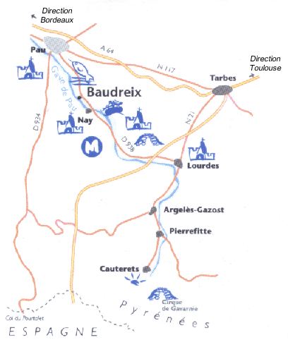 Plan d'acc� Baudreix